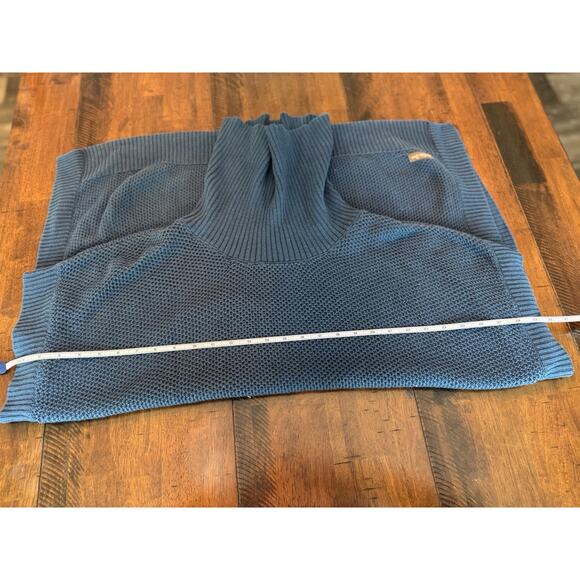 Matilda Jane M Poncho Sweater Forged Ahead Cowl Neck Oversized Boho Western Knit - Picture 7 of 11